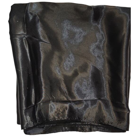U.S. Navy Square, 32" x 32", Black, Silk-Like 100% Polyester, Formal Accessory - Picture 3 of 6